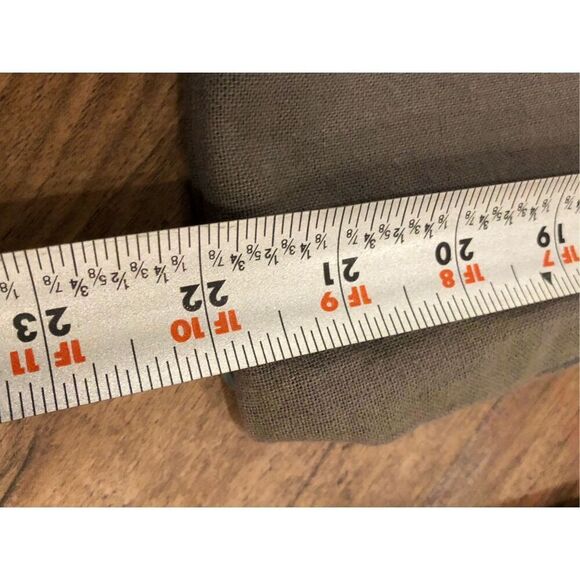 2 22” x 24” Pillow Covers Grey with Red Embroidered Flower Sunburst Full Zip Was - Picture 15 of 16